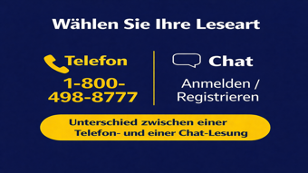 Dial 1-800-498-8777 or Click for Chat Reading