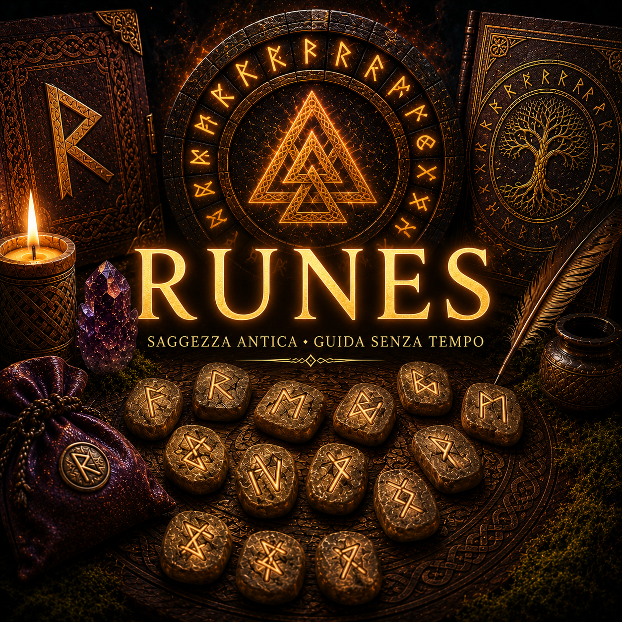 Video sulle Rune: Significati dell’Elder Futhark, Simboli Nordici, Letture Runiche e Saggezza Antica