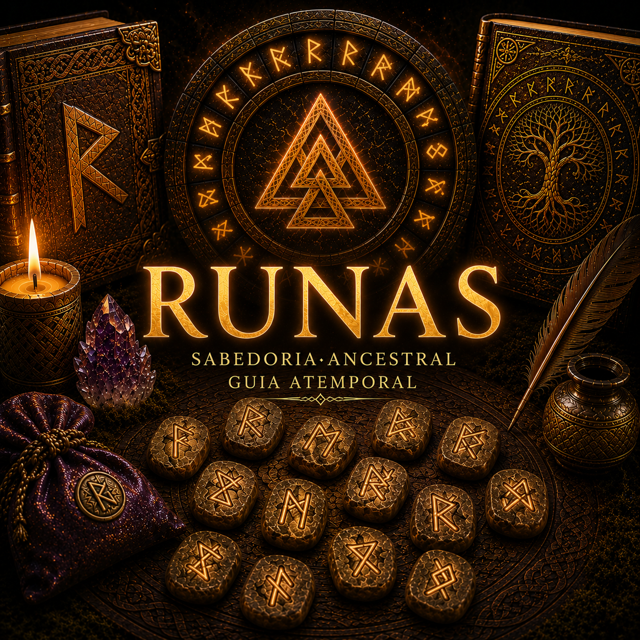 Vídeos de Runas: significados do Elder Futhark, símbolos nórdicos, leituras de runas e sabedoria espiritual antiga