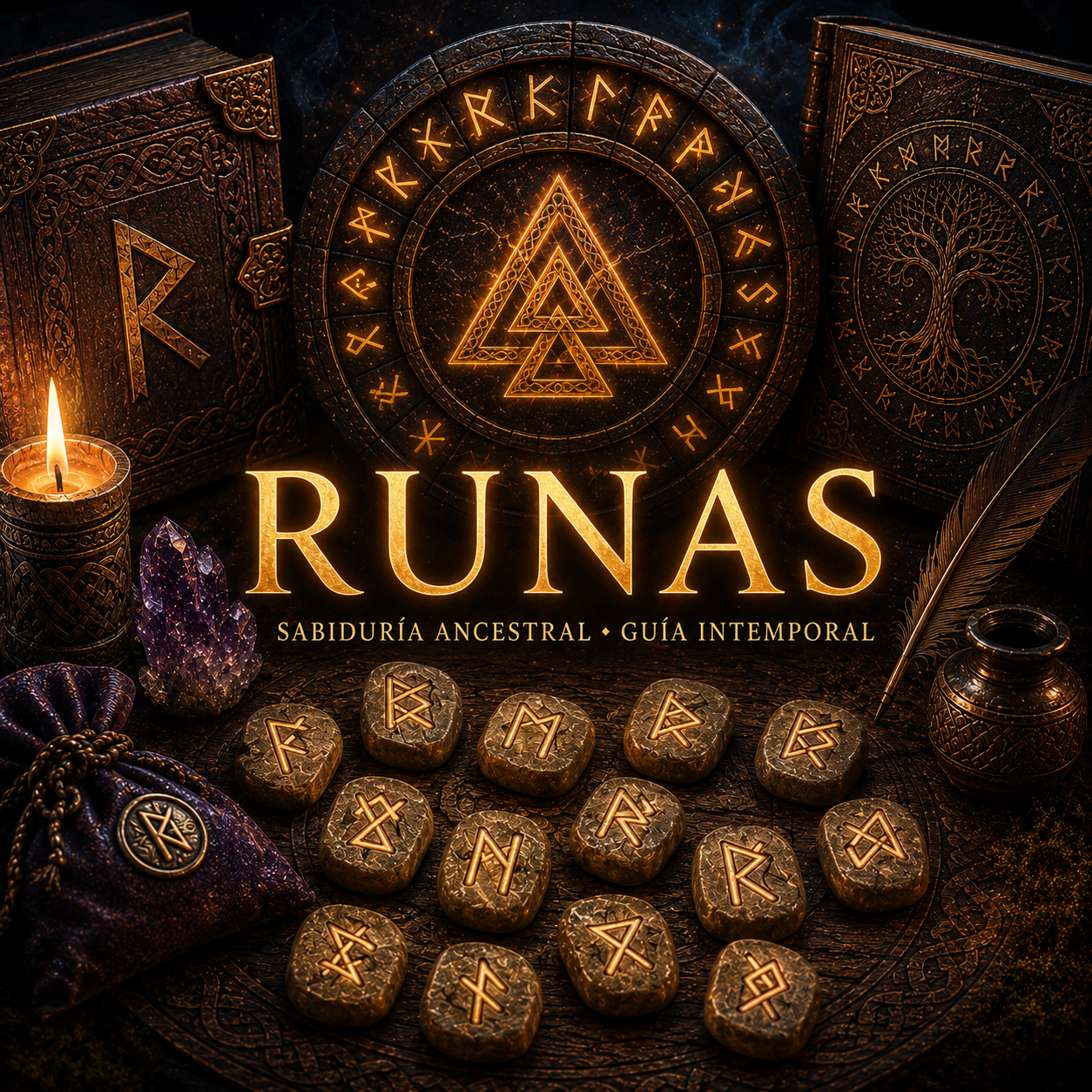 Videos de Runas: Significados del Elder Futhark, Símbolos Nórdicos, Lecturas de Runas y Sabiduría Ancestral
